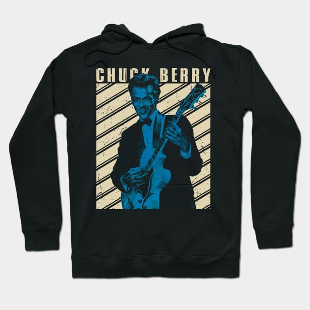 Berry's Bluesy Rhythms on Your Shirt Rock On! Hoodie by MilanVerheij Bike